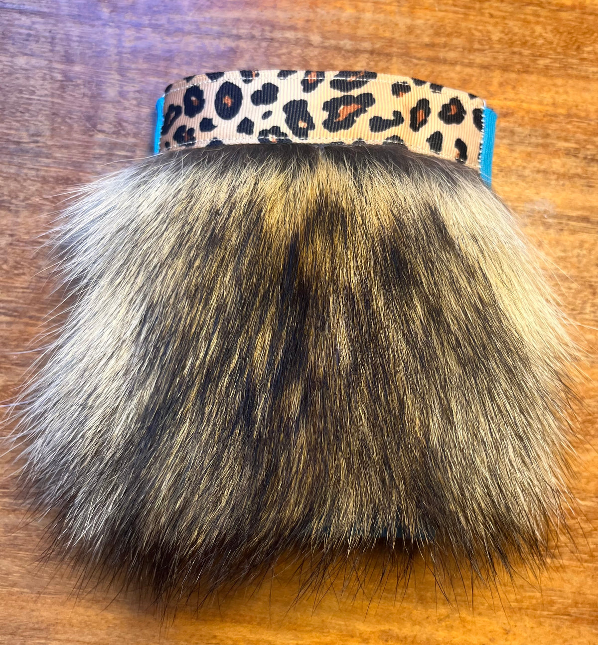 Emotional Support Beer Raccoon Fur Can Cooler
